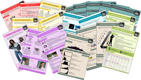 20 Essential Photography Cheat Cards