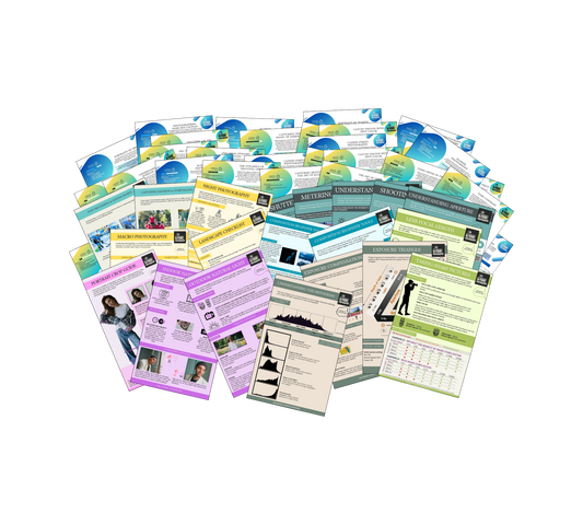 52 PHOTOGRAPHY CHEAT CARDS