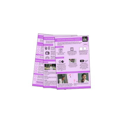 74 Photography CHEAT Cards